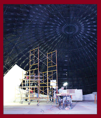 In 2014, a $2.2 million project converted the 5-story dome theater from IMAX to an all-digital projection system. Screenings include science themed shorter films and classic and campy full-length features (like Ghostbusters). The Dome is also the venue for astronomy programs that incorporate science instruction, called Cosmic Expeditions, from museum educators.