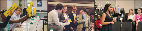 During GSMUN at Maggie L. Walker Governor’s School in Richmond, student delegates from all over Virginia simulate the U.N. General Assembly and debate world policy. Now in its twentieth year, the student-led conference raises funds for a global cause.