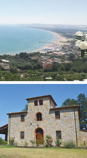 The Adriatic city of Vasto is where it all began, when a woman made a choice a century ago to leave her hometown and begin anew in the United States. Base camp for the family reunion is a centuries-old Tuscan villa.